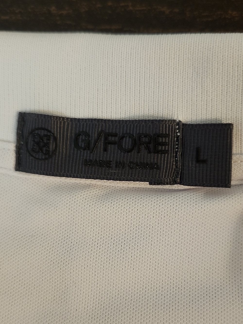 G/FORE Women's Sleeveless Polo Large White and Yellow Stripe Golf - Picture 5 of 8